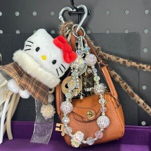 Hello Kitty Plush Mini Bag Charm Set | Exact Set Shown